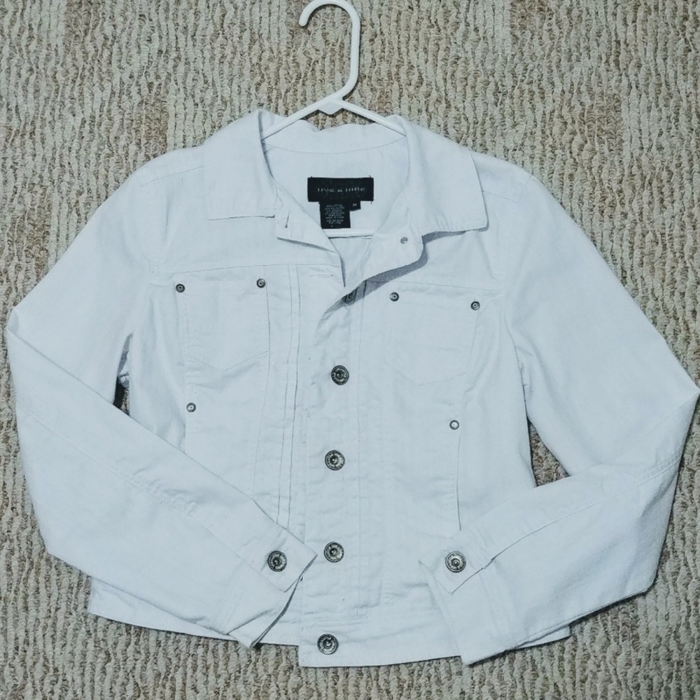 White Denim Jacket